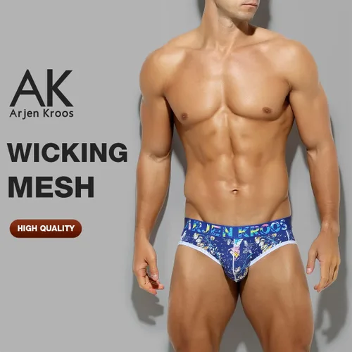 Miniatura 3 de Arjen Kroos Jockstrap ropa interior transpirable malla atlética partidario algodón bolsa Jock calzoncillos
