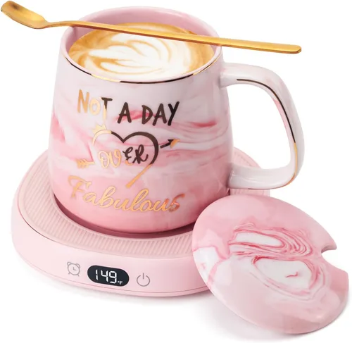 Miniatura 12 de Juego de tazas de café con 4 ajustes de temperatura, apagado automático de 8 horas