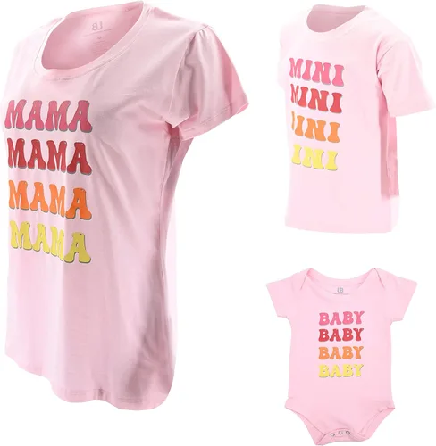 Miniatura 2 de Unique Baby Mommy and Me Camisas You are My Sunshine Blanco