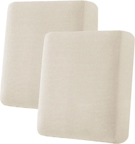 Miniatura 123 de H.VERSAILTEX Fundas Súper Elásticas para Asiento Individual, Fundas de Sofá, Fundas de Cojines, Juegos de Fundas, Tela Gruesa de Sarga con Textura