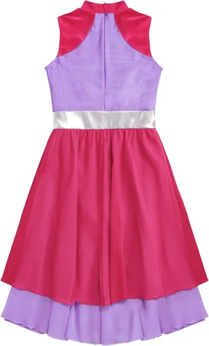 Miniatura 141 de CHICTRY Vestido de baile lírico sin mangas asimétrico para niñas, disfraz de adoración litúrgica contemporánea