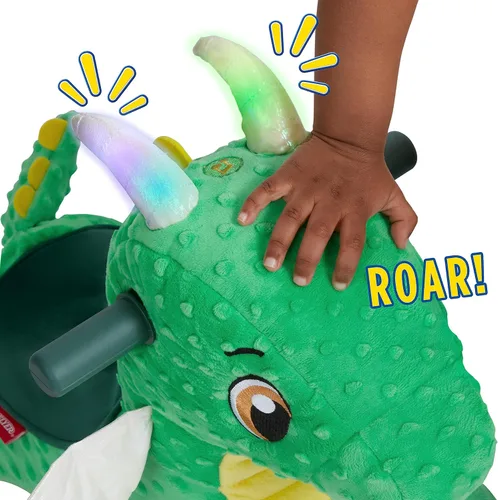 Miniatura 8 de Radio Flyer Juguete de Montar de Peluche para Niños Pequeños – Juguete de Montar Rodante Suave y Acolchado para Niños de 1–3 Años, Juguete de Empuje