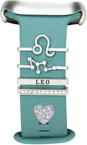 Miniatura 24 de Abalorios de Correa de Reloj Decorativos de 12 Constelaciones para Mujeres Compatibles con Apple Watch de 38 mm, 40 mm, 41 mm, 42 mm, 44 mm, 45 mm