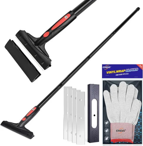 Miniatura 11 de EHDIS Cuchillas de repuesto de 6 pulgadas para raspador de pintura, cuchillas de acero inoxidable para raspadores de ventana, doble filo, paquete