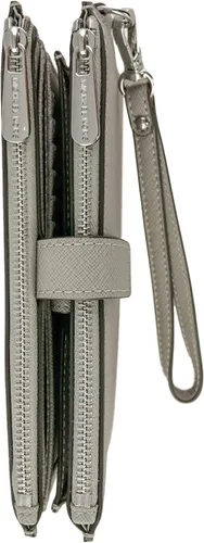 Miniatura 4 de Michael Kors - Billetera de viaje con doble cremallera para mujer modelo Jet Set con correa para la muñeca