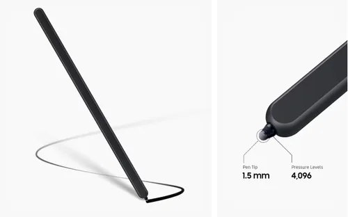 Miniatura 4 de S Pen solo para teléfonos Galaxy Fold 6/5, Galaxy Z Fold 6 S Pen Fold Edition Slim, punta de 0.059 in, 4096 niveles de presión (naranja)