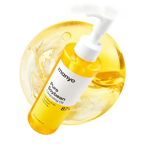 MANYO Aceite limpiador puro, limpiador de aceite natural para cara, removedor de puntos negros de maquillaje, cuidado de la piel coreano, 6.76 fl oz