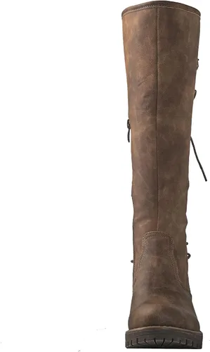 Miniatura 4 de GLOBALWIN - Botas de combate de equitación altas con cordones para mujer, cómodas botas góticas de motocicleta para mujer con cremallera y tacón