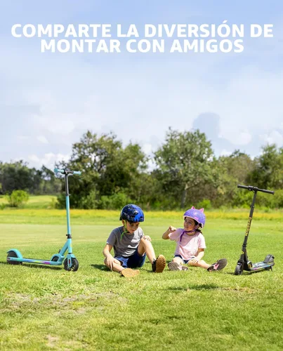 Miniatura 8 de FanttikRide C9 Scooter eléctrico para niños de 8 a 12 años, plegable para niños de 3.9 a 5.2 pies, 132 libras, rango de 5 millas, hasta 40 minutos