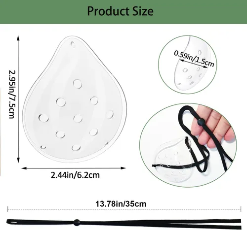 Miniatura 5 de Eye Shield after Cataract Surgery,Transparent Ventilated Cataract Eye Shield For Sleeping Negro