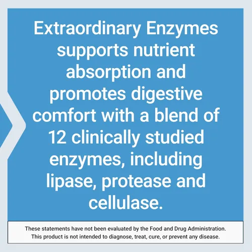 Miniatura 6 de Life Extension Extraordinary Enzymes, Digestive Health Support, Nutrient Absorption, Digestive enzymes, Non-GMO, 60 Capsules