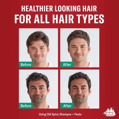 Miniatura 4 de Old Spice Champú de Árbol de Té para Hombre, Cabello Más Sano, Más Lleno, Más Hidratado, 21.9 Fl Oz Cada Uno, Pack de Dos