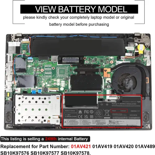 Miniatura 6 de 97Wh X8VWF CJ2K1 4XKN5 DKNKD Batería para portátil Dell Latitude 14 Rugged 5404 5414 E5404 Extreme 7404 7414 E7404 Serie P45G P45G001 P45G002 P46G