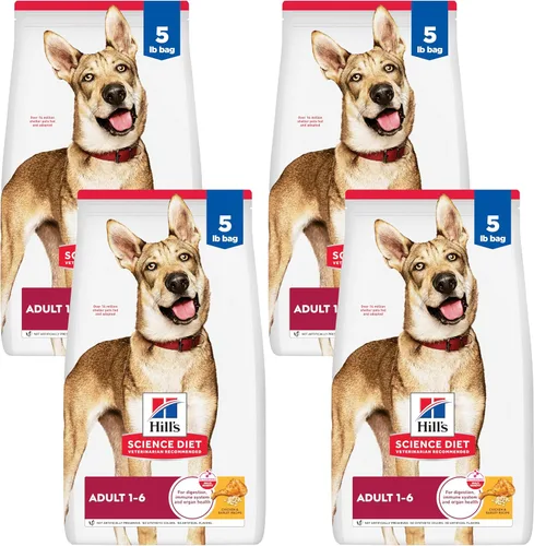 Miniatura 16 de Hill's Science Diet Adulto 1-6, Adulto 1-6 Premium Nutrition, Alimento seco para perros, pollo y cebada, bolsa de 5 libras