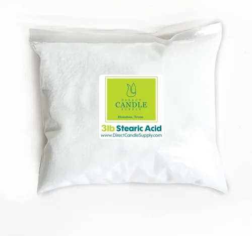 Miniatura 7 de Direct Candle Supply - Ácido esteárico para hacer velas, hacer jabón, hacer lociones y cosméticos - a base de vegetales (1 lb)