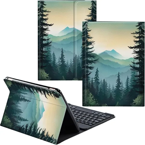 Miniatura 48 de Funda para Samsung Galaxy Tab S6 Lite 2022/2020 Teclado inalámbrico desmontable y cubierta de cuero PU Funda protectora para Samsung Galaxy Tab S6