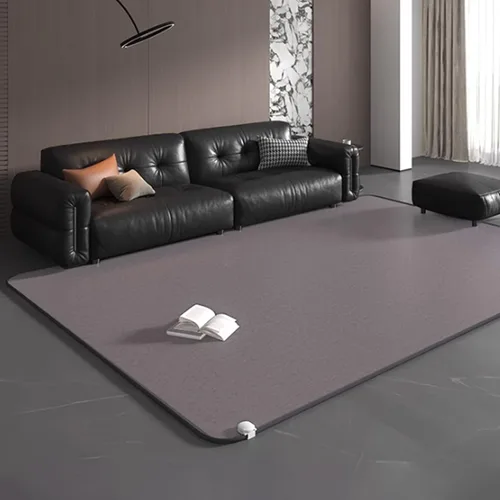 Miniatura 9 de Tapete con calefacción, alfombra de calefacción eléctrica de grafeno, alfombra eléctrica con temporizador de calentamiento rápido, almohadilla