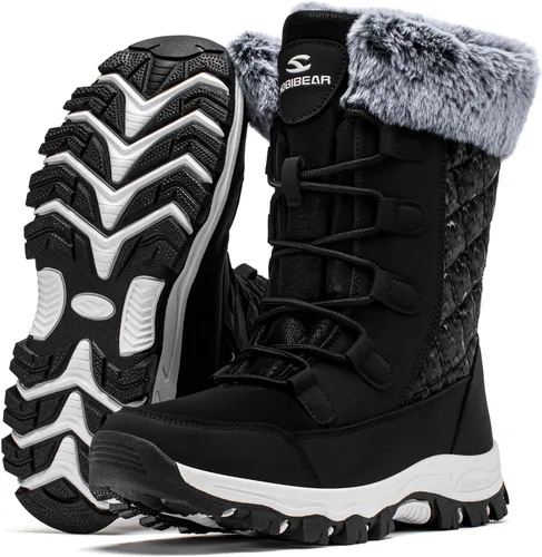 Miniatura 2 de HOBIBEAR - Botas de nieve de invierno para mujer
