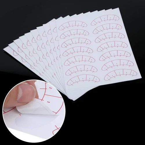 Miniatura 2 de 140 parches de papel 3D pestañas debajo de los ojos, parches de pestañas postizas, parches de papel de extensión de pestañas postizas, parches