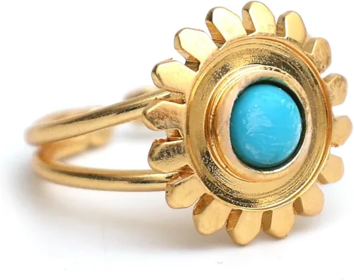 Miniatura 33 de Gempires - Anillos de piedra natural para mujer, ligeros, de cristal, hechos a mano, hipoalergénicos, chapados en oro, para uso diario, regalos