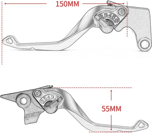 Miniatura 2 de CNC Short Brake Clutch Levers for FZ8 FZ 8 2011 2012 2013 2014 2015 Motorcycle Adjustable