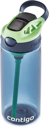 Miniatura 4 de Contigo Botella de agua con pajita para niños con tapa AUTOSPOUT de 20 onzas, arándano Azul (Arándano)
