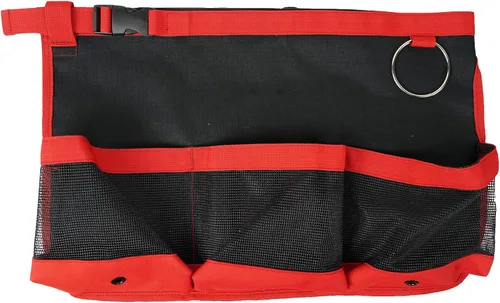 Miniatura 8 de MELOTOUGH Cubo organizador de herramientas de lavado de coches para herramientas de jardín, apto para cubo de 3.5 a 5 galones (rojo)