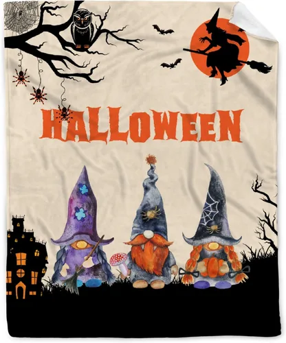Miniatura 40 de Manta de gnomos navideños para adultos, mujeres, manta de franela suave y cálida para sofá, cama de viaje, 30 x 40 pulgadas para mascotas