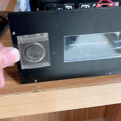 Miniatura 5 de Cubierta de botón para pulsador, 4 unidades, 0.748 in, cubierta de interruptor de alimentación plana adhesiva, tapa de plástico con 16 partículas