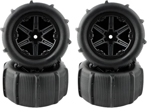 Miniatura 9 de 1/10 RC Neumáticos y ruedas de paleta 12mm Hex Tyer PX9200-29A para coches RC de alta velocidad 9125 X07 X08 X17 9155 9156 9201E 9205E 9206E 200E