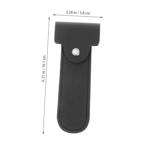 Miniatura 2 de Didiseaon Funda protectora manual para afeitadora de viaje, resistente piel sintética, compacta y segura