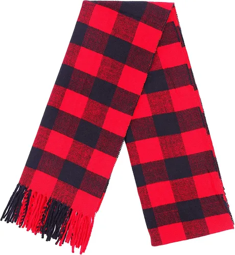 Miniatura 32 de Bufanda de invierno Achillea suave y cálida, de tartán, a cuadros, de cachemira, unisex