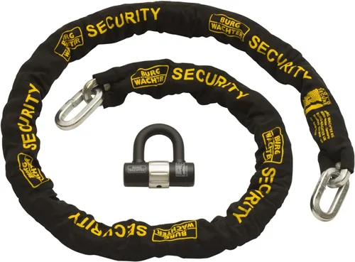Miniatura 7 de Burg-Wachter - Cadena de seguridad para bicicleta (0.472 in, 0.472 in), color negro, 3.3 ft