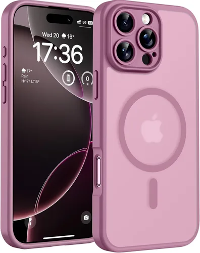 Miniatura 71 de TOCOL Funda magnética 3 en 1 para iPhone 14 Pro, mejorada [protección completa de cámara] con 2 protectores de pantalla, funda de grado militar Azul