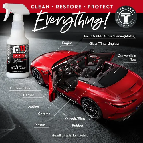 Miniatura 2 de TopCoat F11PRO - Botella pulverizadora de 8 onzas para todo tipo de superficies, revestimiento de cerámica a base de agua más avanzado