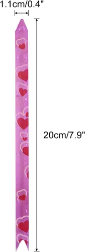 Miniatura 2 de PATIKIL Lazos de regalo, 100 unidades, canastas de regalo, lazos de envoltura de regalo, diseño de corazón, lazos de regalo de Navidad, a granel