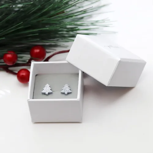 Miniatura 6 de Pendientes acrílicos cortados con láser sin metal en postes de plástico