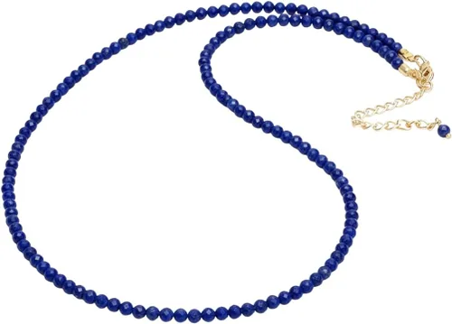 Miniatura 31 de Gempires - Collar de cuentas de piedras naturales hechas a mano, joyería de cristal hipoalergénica de 20 pulgadas, chapado en oro, joyería de moda