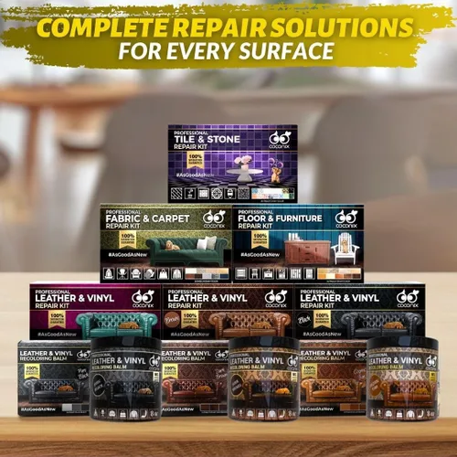 Miniatura 9 de Kit de reparación de telas y alfombras Coconix Repara rasgaduras, agujeros y quemaduras en tapicería de tela y alfombra, alfombras y ropa