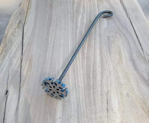 Miniatura 2 de Snowflake Branding Iron - Marca de Navidad, marca de vacaciones