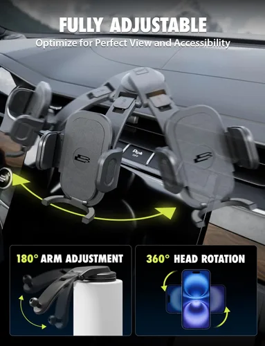 Miniatura 5 de Bracketron TripGrip - Soporte de teléfono de bajo perfil para salpicadero de automóvil, soportes de teléfono expandibles con un solo clic para tu
