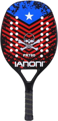 Miniatura 7 de IANONI Raqueta de tenis para playa con agarradera de fibra de carbono, con espuma de memoria. PR730