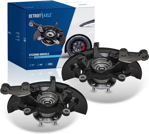 Miniatura 34 de Detroit Axle - Nudos de dirección delanteros de 2.5L de 2 piezas para Toyota 12-17 Camry, 2 nudos de dirección y conjunto de rodamiento de rueda