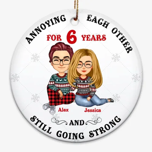 Miniatura 11 de Adorno de cerámica personalizado de todas las cosas extrañas que he encontrado en línea You're by Far My Favorite Adorno de cerámica para esposo y 29