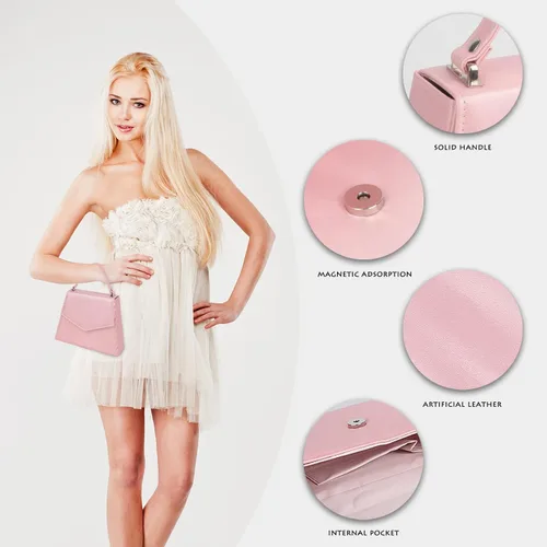 Miniatura 2 de AOYUNHUI Monederos de mano para mujer, bolso cruzado de boda, bolso cruzado para mujer, boda, graduación, fiesta, club