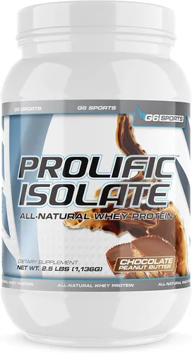 Miniatura 6 de G6 Sports Nutrition Prolific Aislado de proteína de suero totalmente natural
