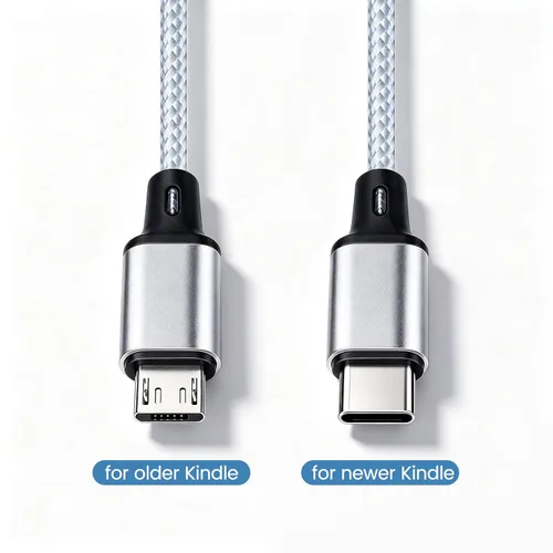 Miniatura 7 de Smays Cable de carga de 6 pies para Kindle Paperwhite de 11.ª generación, Kindle Oasis, Fire HD 10 y tabletas Fire, cable combinado micro USB