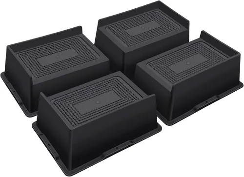 Miniatura 30 de ANNKUT Elevadores de cama de 2 pulgadas, resistentes, elevadores de sofá de gran tamaño, elevadores de muebles extra anchos para sofá, mesa