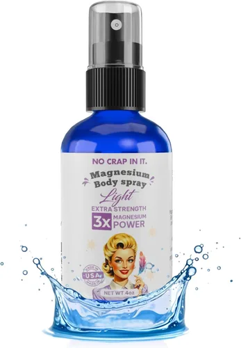 Miniatura 8 de No Crap In It Spray de magnesio calmante Triple Magnesio Potencia: Cloruro de magnesio natural, glicinato, sulfato de 4 oz