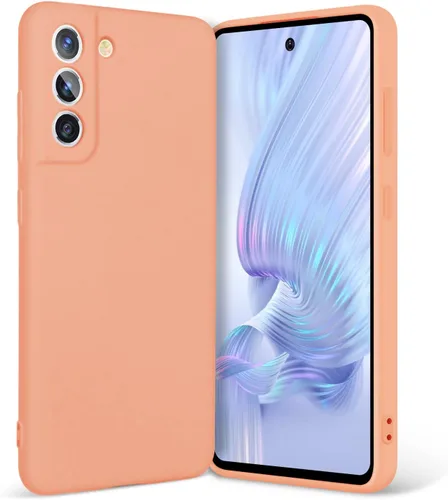 Miniatura 10 de Funda para Galaxy S21 FE, silicona líquida, delgada, suave, TPU Fit, protección de cuerpo completo, a prueba de golpes, para Galaxy S21 FE 6.4